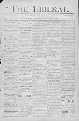 The Liberal, 3 Nov 1892