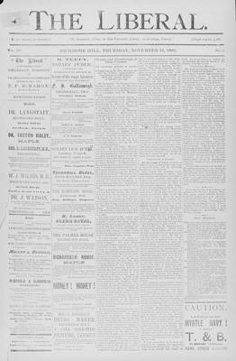 The Liberal, 24 Nov 1892