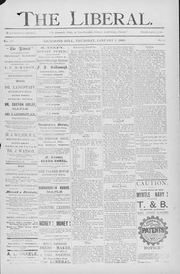 The Liberal, 5 Jan 1893