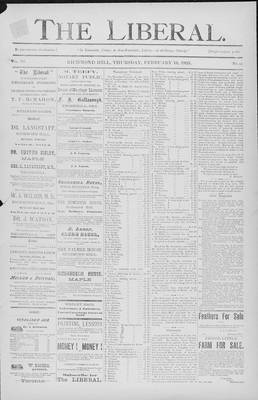 The Liberal, 16 Feb 1893