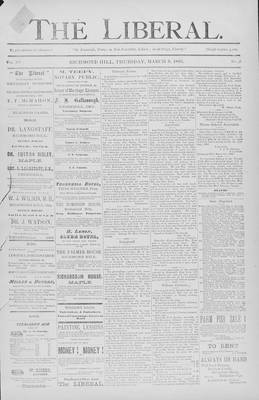 The Liberal, 9 Mar 1893