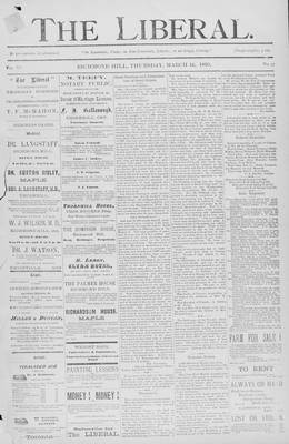 The Liberal, 16 Mar 1893