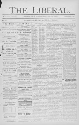 The Liberal, 11 May 1893