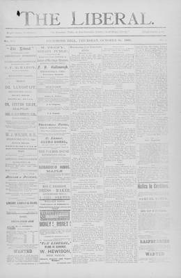 The Liberal, 26 Oct 1893