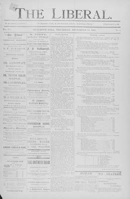 The Liberal, 14 Dec 1893