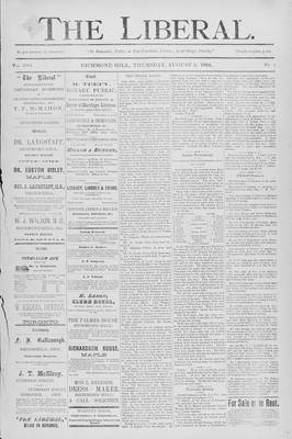 The Liberal, 2 Aug 1894