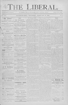 The Liberal, 28 Feb 1895