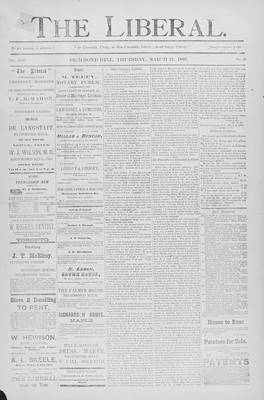 The Liberal, 21 Mar 1895