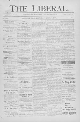 The Liberal, 4 Apr 1895