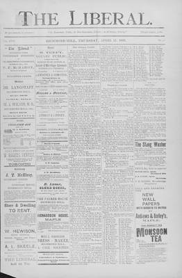 The Liberal, 11 Apr 1895