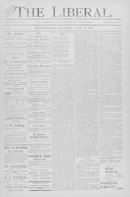 The Liberal, 25 Apr 1895