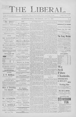 The Liberal, 16 May 1895