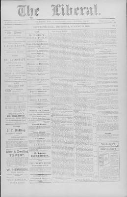 The Liberal, 22 Aug 1895