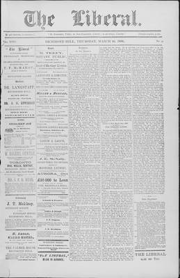 The Liberal, 26 Mar 1896