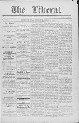 The Liberal, 30 Apr 1896