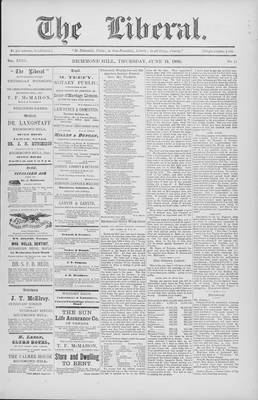 The Liberal, 18 Jun 1896