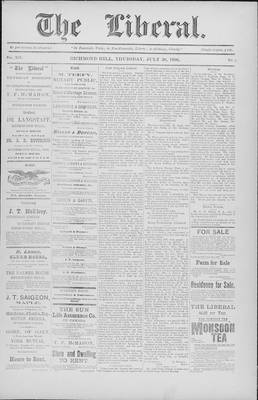 The Liberal, 30 Jul 1896