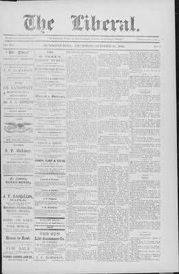 The Liberal, 29 Oct 1896