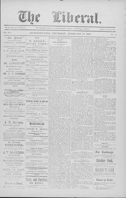 The Liberal, 18 Feb 1897