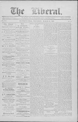 The Liberal, 11 Mar 1897