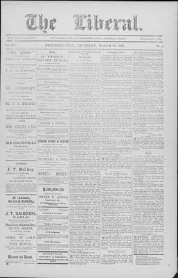 The Liberal, 25 Mar 1897