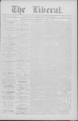 The Liberal, 8 Apr 1897