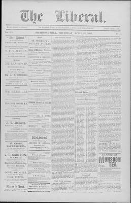 The Liberal, 22 Apr 1897