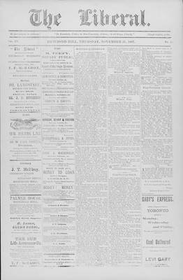 The Liberal, 11 Nov 1897