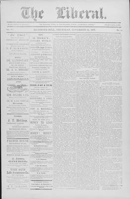 The Liberal, 25 Nov 1897