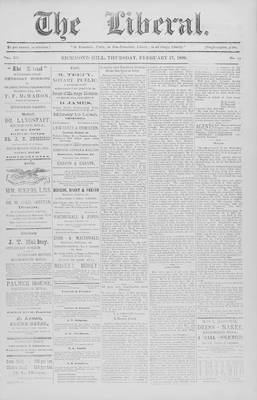 The Liberal, 17 Feb 1898