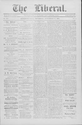 The Liberal, 17 Nov 1898