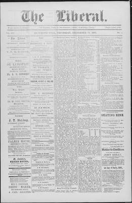 The Liberal, 22 Dec 1898