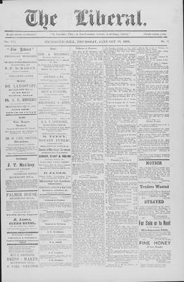 The Liberal, 12 Jan 1899