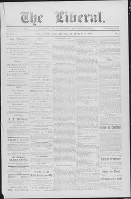 The Liberal, 30 Mar 1899