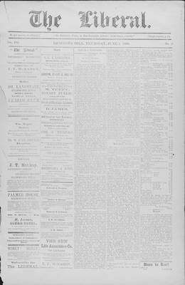 The Liberal, 1 Jun 1899