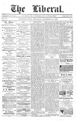 The Liberal, 14 Sep 1899