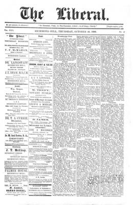 The Liberal, 26 Oct 1899