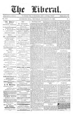 The Liberal, 23 Nov 1899