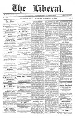 The Liberal, 30 Nov 1899