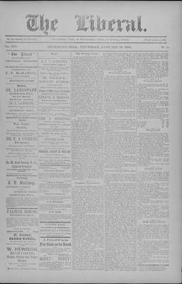 The Liberal, 18 Jan 1900