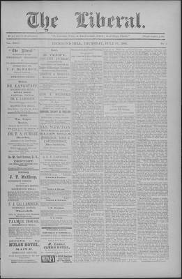 The Liberal, 12 Jul 1900