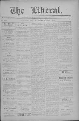 The Liberal, 9 Aug 1900