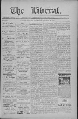 The Liberal, 16 Aug 1900