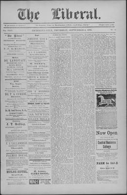 The Liberal, 6 Sep 1900