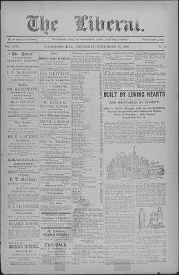 The Liberal, 27 Dec 1900