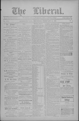 The Liberal, 21 Feb 1901