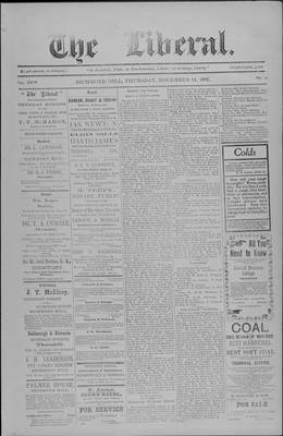 The Liberal, 14 Nov 1901