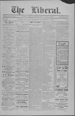 The Liberal, 28 Nov 1901