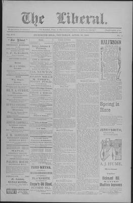 The Liberal, 30 Apr 1903