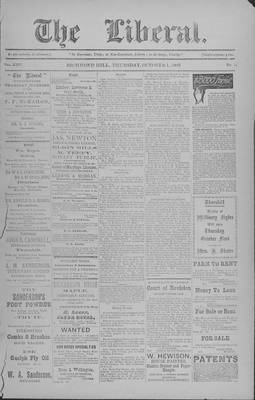 The Liberal, 1 Oct 1903